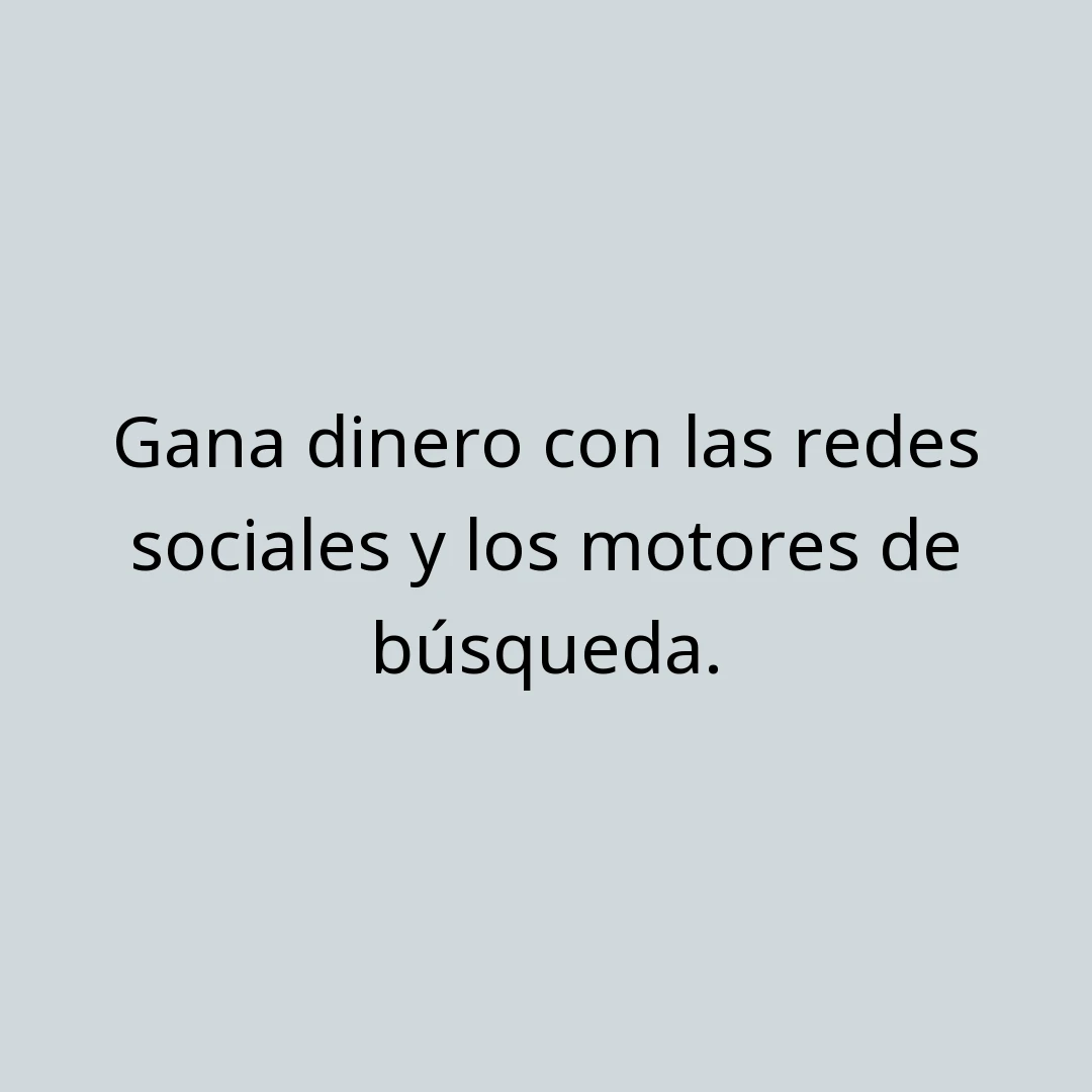 Gane Dinero con las Redes Sociales y los Motores de Búsqueda: La Nueva Forma con MeSearching