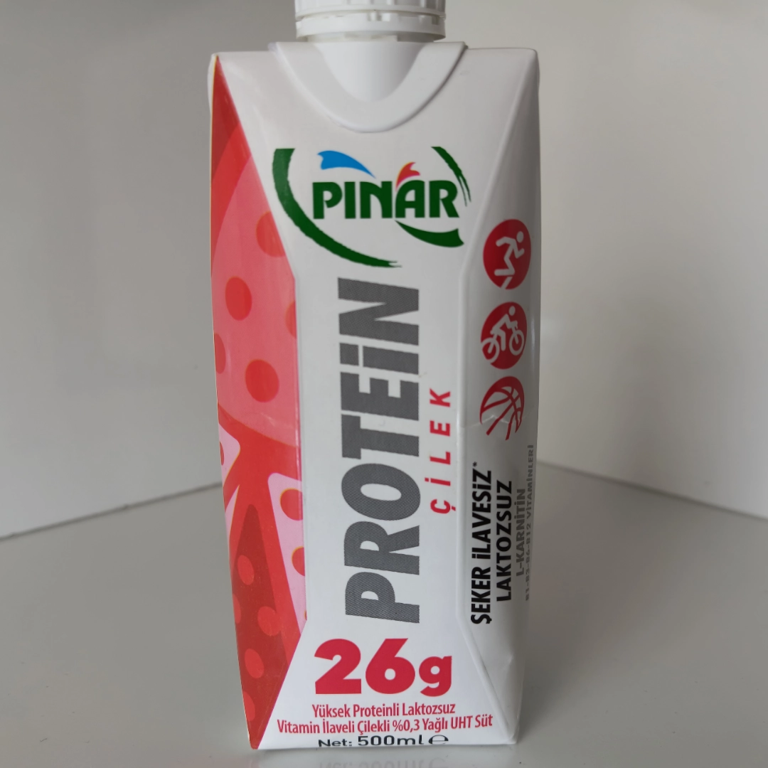 Pınar Protein Çilekli Süt 26g Proteinli Laktozsuz