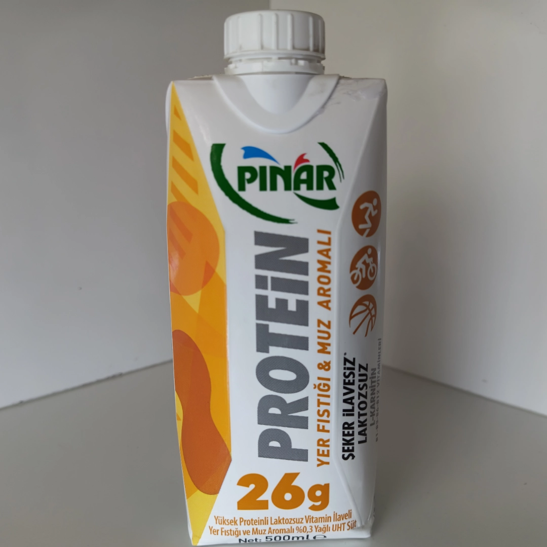Pınar Protein Yer Fıstığı ve Muzlu Süt 500 ml